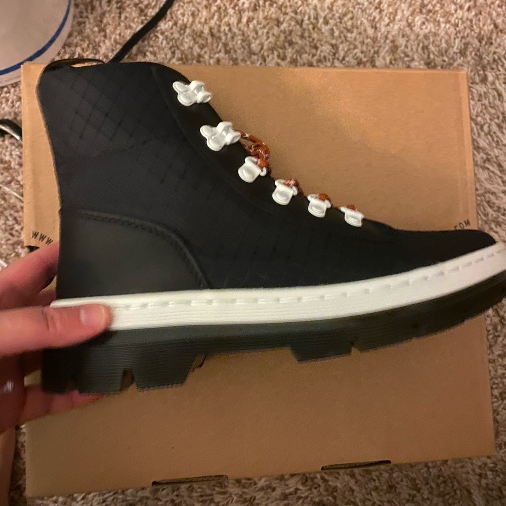 Dr. Martens Black Combs Ripstop Nylon Boots
